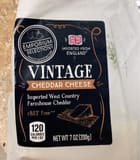 Aldi Cheddar cheese