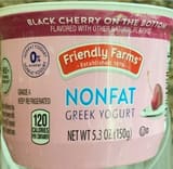 Friendly Farms Black Cherry On The Bottom Nonfat Greek Yogurt