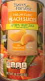 Sweet Harvest Yellow Cling Peach Slices