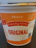 Aldi Original peach low-fat yogurt