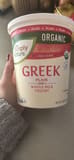 Simply Nature Greek Plain Grade A Whole Milk Yogurt
