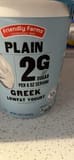 Friendly Farms Plain Greek Lowfat Yogurt