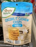 Simply Nature Coconut cashew crisps