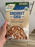 Simply Nature Coconut Chia Granola Cereal
