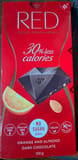 RED Orange and almond dark chocolate