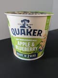Quaker Apple & Blueberry Flavour Hot Oat Cereal