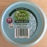 John West TUNA STEAK with a little SPRING WATER