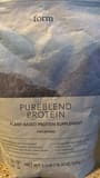 Form Pureblend protein unflavored