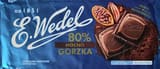 E. Wedel Extra dark chocolate 80%