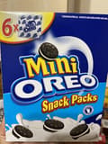 Oreo mini biscuits vanilla