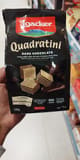 Loacker Quadratini Dark Chocolate Bite Size Wafer Cookies