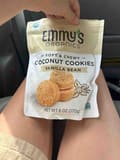 Emmy's Organics Organic Soft & Chewy Coconut Cookies Vanilla Bean