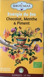 Shoti maa, organic infusion purity flame tea, sweet choco & chilli